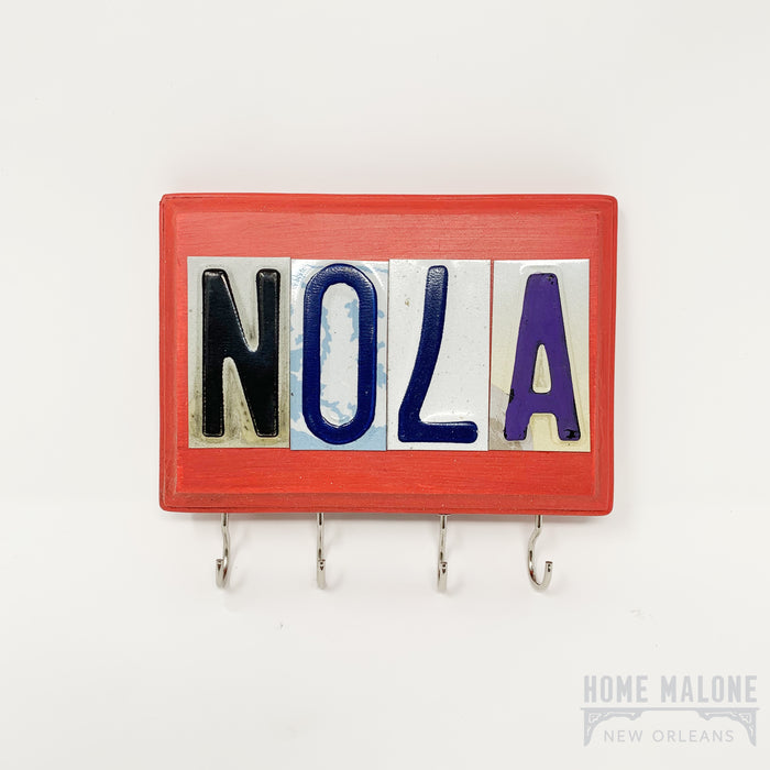 NOLA License Plate Key Holder