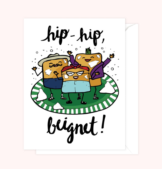 Hip Hip Beignet Card