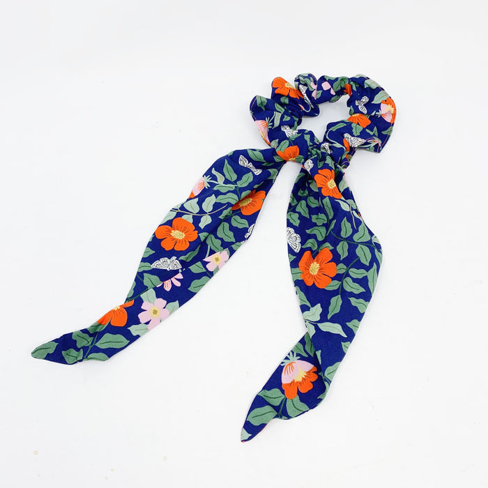 Floral Butterfly Scrunchie With Tail