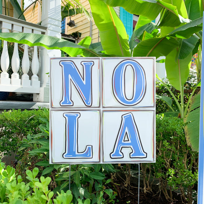 NOLA Tiles Yard Sign