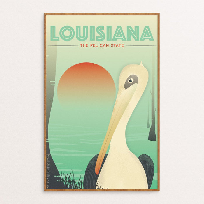 The Pelican State Poster