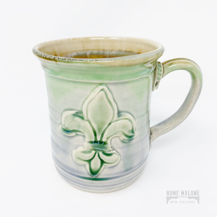 Ceramic Fleur De Lis Mug