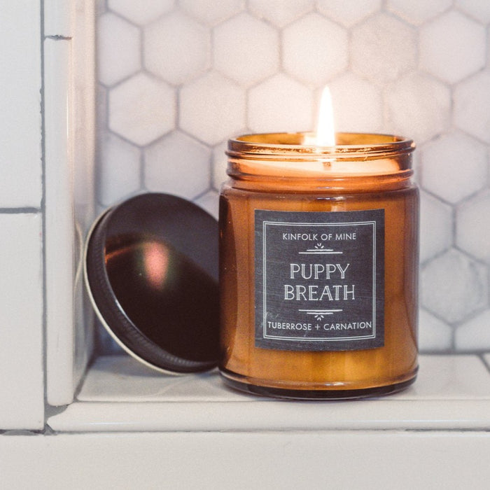 Puppy Breath Candle