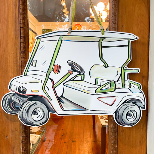 Golf Cart Door Hanger Decor Home Malone New Orleans, LA