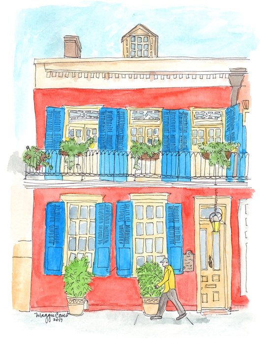 Bright French Quarter Print