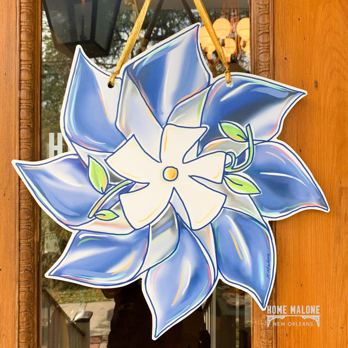Blue Pinwheel Awareness Door Hanger