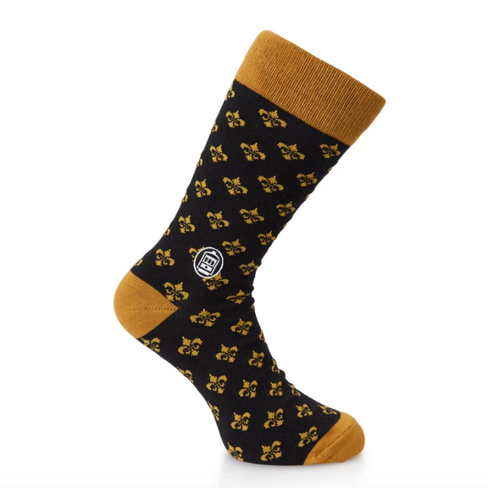 Bonfolk - Black & Gold Socks