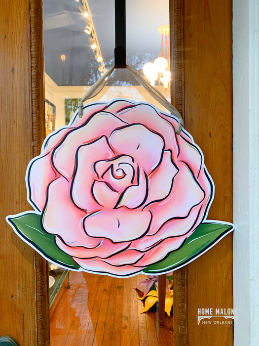 Camellia Door Hanger