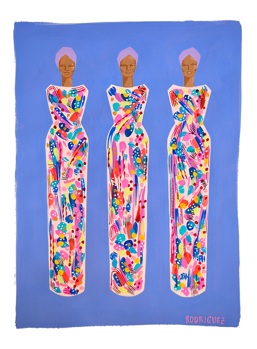 Triple Goddess Print: Carnival