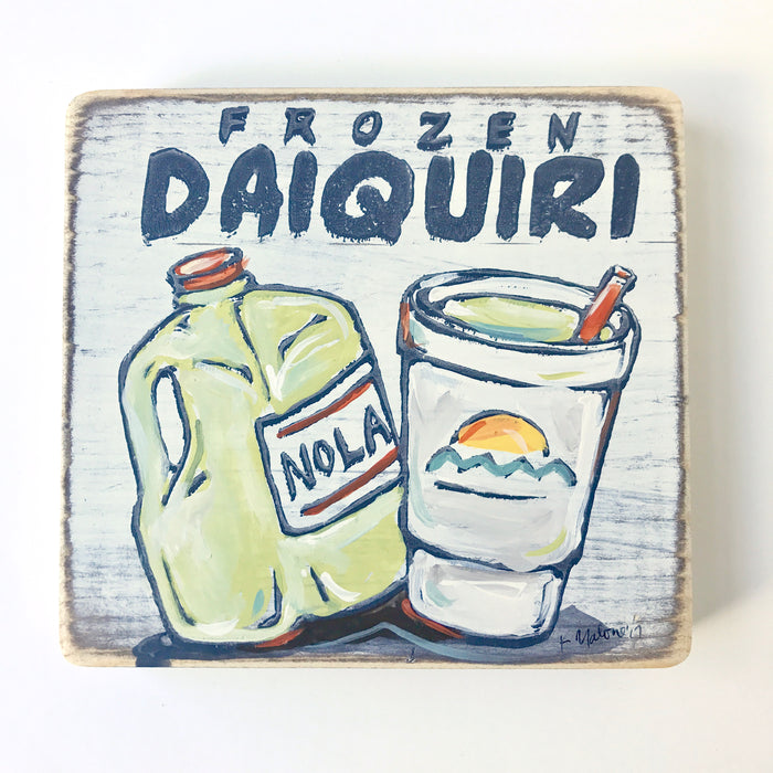 Frozen Daiquiri Wood Sign