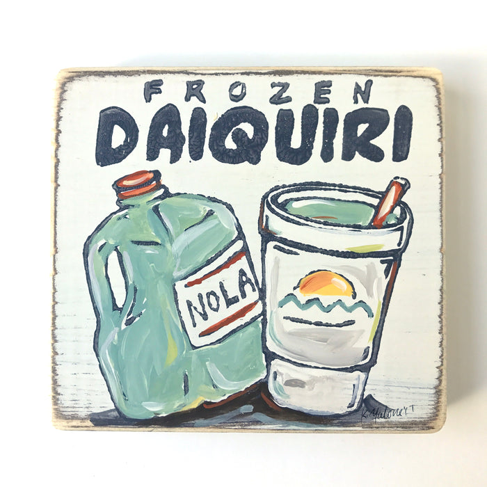 Frozen Daiquiri Wood Sign