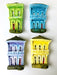 Tamar Taylor Two Story Plaster Shotgun House, Colorful + Unique Home Decor, Made in NOLA
