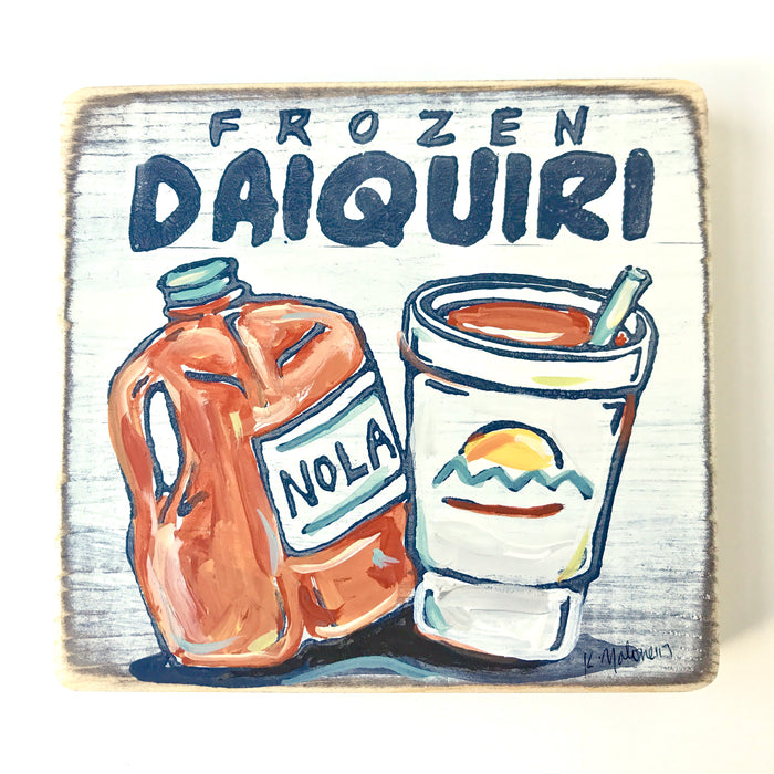 Frozen Daiquiri Wood Sign