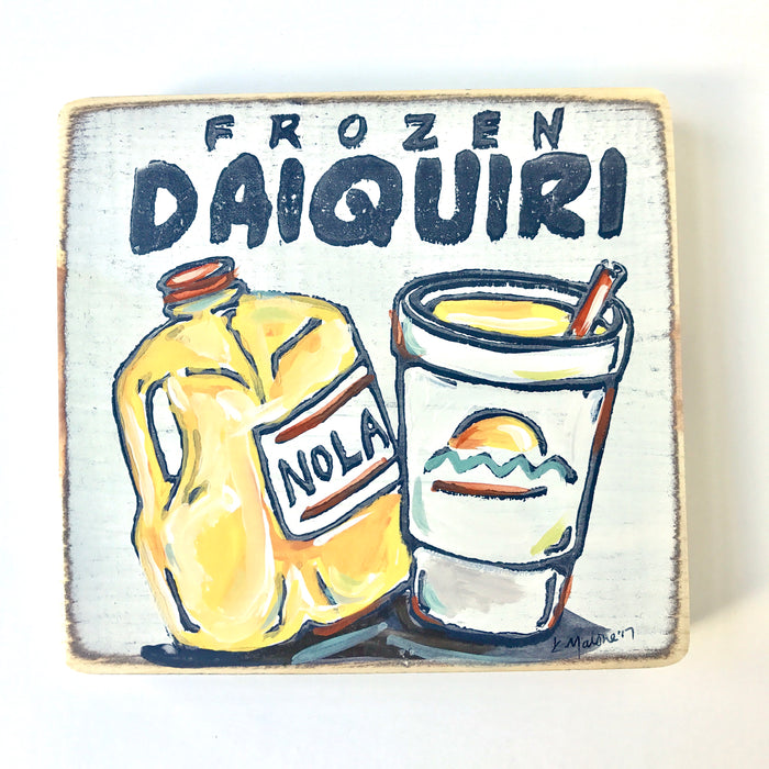 Frozen Daiquiri Wood Sign