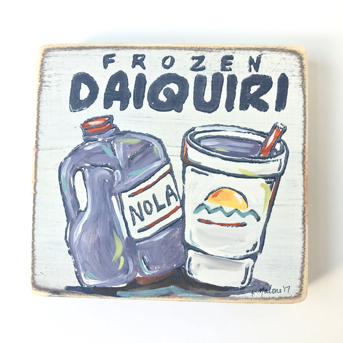 Frozen Daiquiri Wood Sign