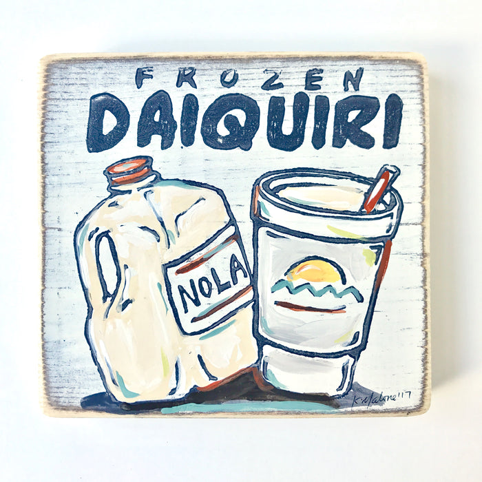 Frozen Daiquiri Wood Sign