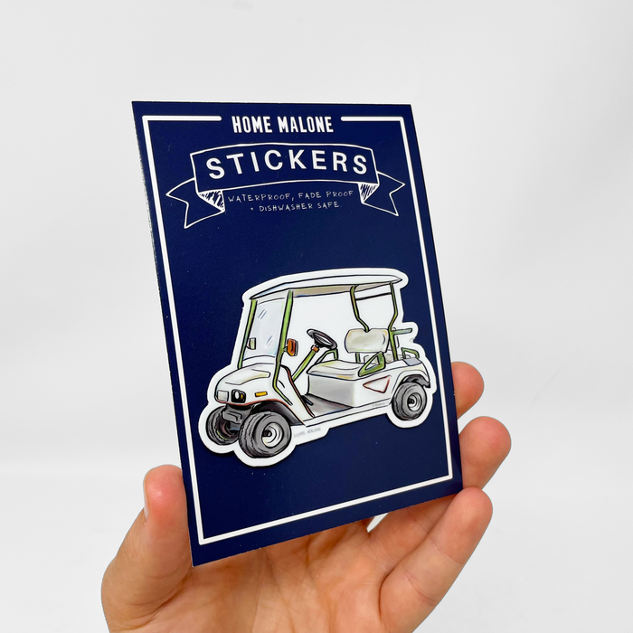 Golf Cart Sticker