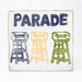 Home Malone Mardi Gras Parade Ladder Art Kitchen Sign