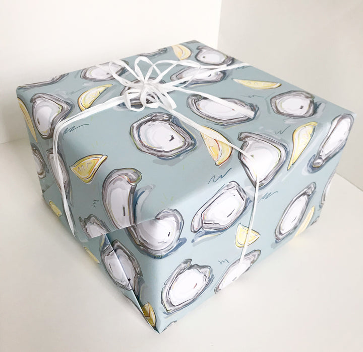 Half Shell Oyster Gift Wrap