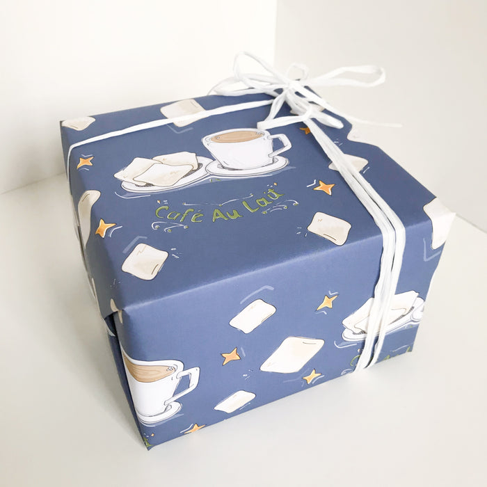 Cafe Au Lait Gift Wrap