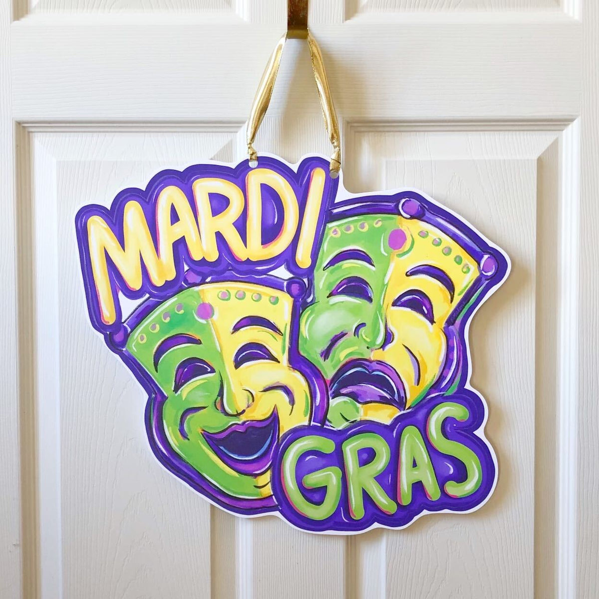 Comedy & Tragedy Mardi Gras Ornaments