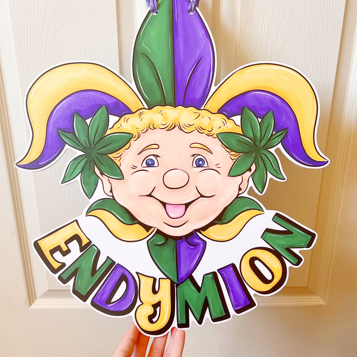 Good Times Gnome Jester Mardi Gras Sign, Mardi Gras Decorations, Door –  Burlap Bowtique