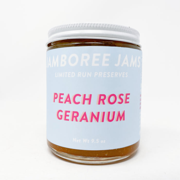 Peach Rose Geranium Jam