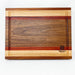 Black Walnut, Ash, Mahogany and Padauk Cutting Board Handcrafted in New Orleans