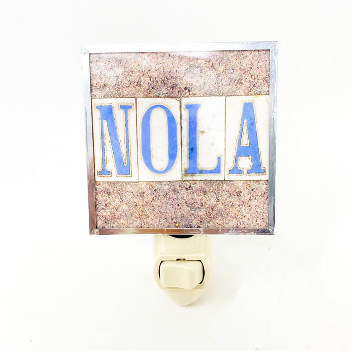 New Orleans Night Light: NOLA Street Tiles