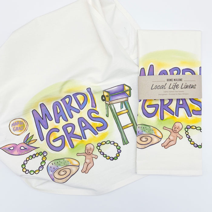 Mardi Gras Kitchen Towel