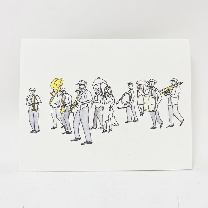 Second Line Note Card