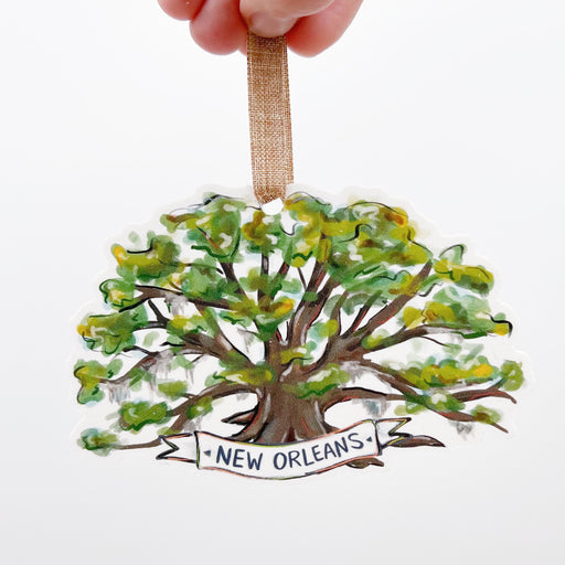 New Orleans, Oak Tree, City Park, Shade, Summer, ornament, Christmas Ornament, Home Malone, Made in New Orleans