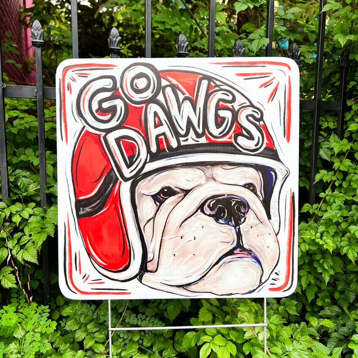 Go Dawgs Yard Sign