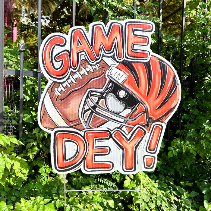 Bengals Game Dey Yard Sign - ONLINE EXCLUSIVE