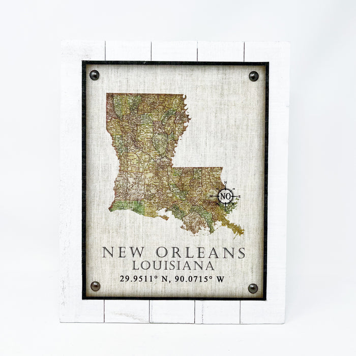 New Orleans Louisiana Vintage Design