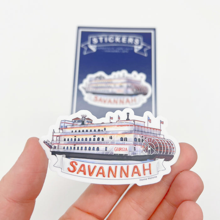 Savannah Riverboat Sticker - ONLINE EXCLUSIVE