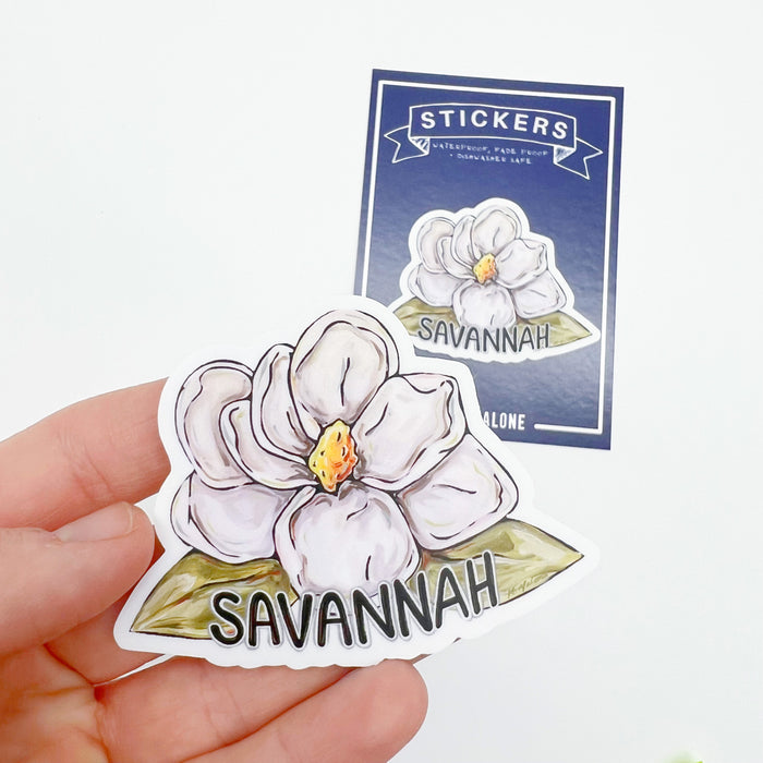 Savannah Magnolia Sticker - ONLINE EXCLUSIVE