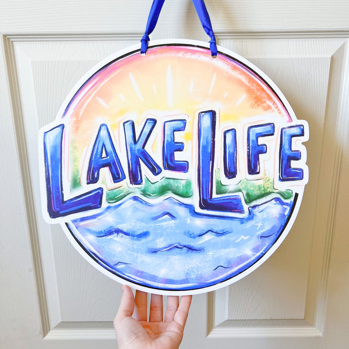 Lake Life Door Hanger - ONLINE EXCLUSIVE