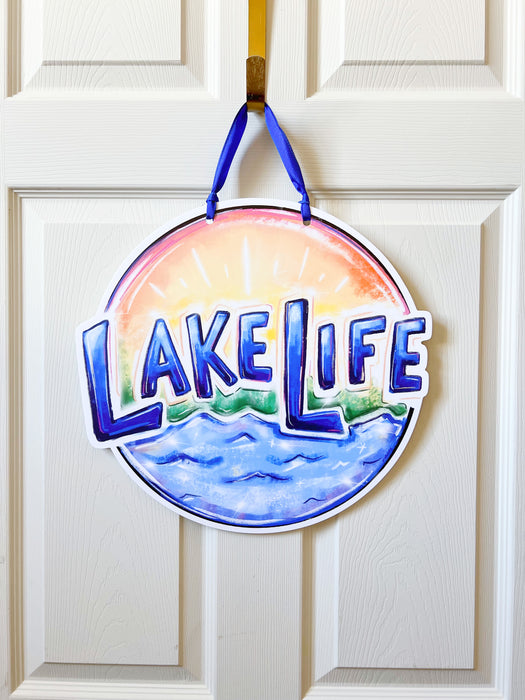 Lake Life Door Hanger - ONLINE EXCLUSIVE