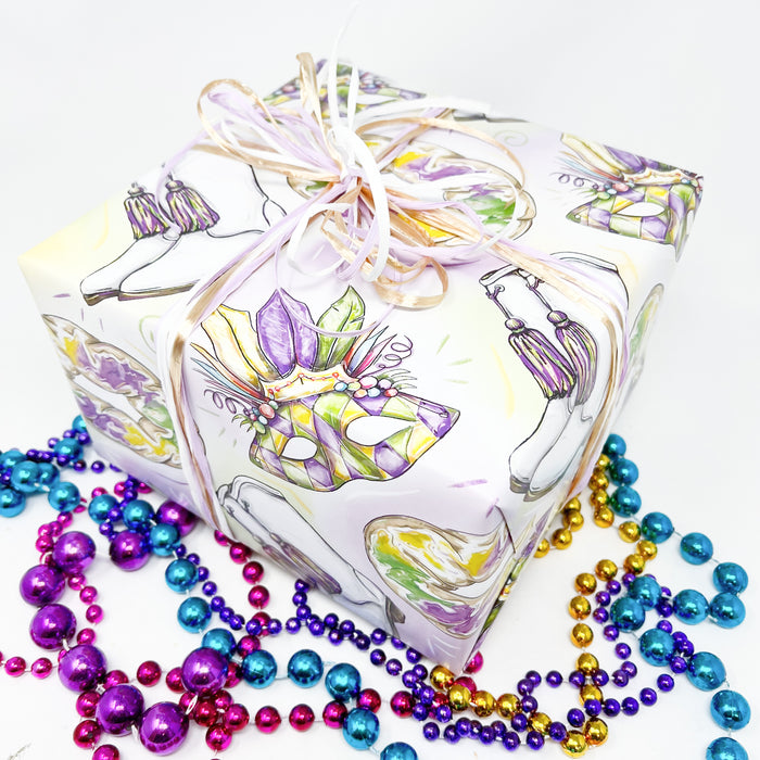 Mardi Gras Gift Wrap