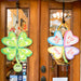 Valentine's Day St. Patricks Day Four Leaf Clover Candy Heart Door Hanger Home Malone