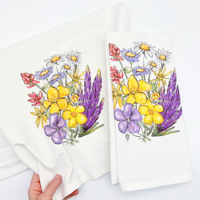 Wildflower Kitchen Towel