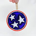Tennessee Flag Stars Ornament, Tennessee, Stars, holiday ornament, Volunteer State