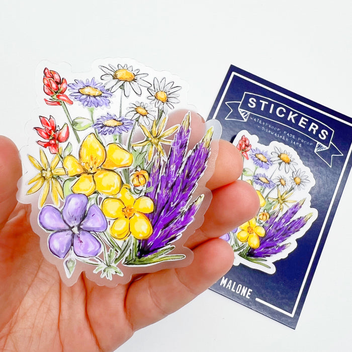 NEW! Be A Wildflower Sticker