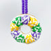 Crocheted King Cake Ornament Home Malone New Orleans