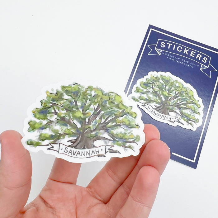 Savannah Oak Tree Sticker - ONLINE EXCLUSIVE
