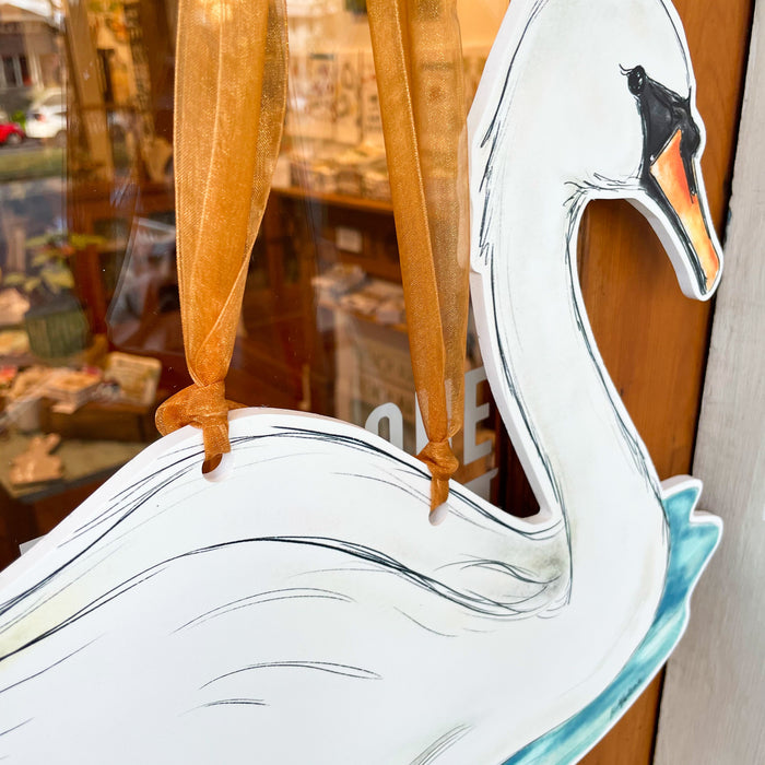 Swan Door Hanger
