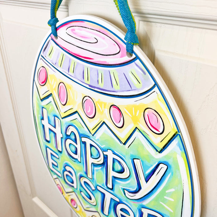 Happy Easter Egg Door Hanger