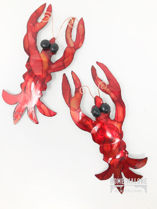 Metal Ornament: Crawfish
