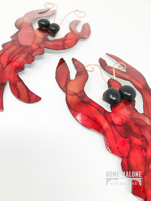 Metal Ornament: Crawfish